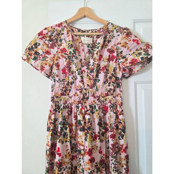 Anthropologie Maeve The Somerset Maxi Dress In Pink Floral S - Picture 3 of 11